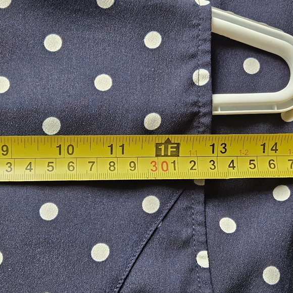 Navy and white polka polka dot tank dress - Picture 8 of 11